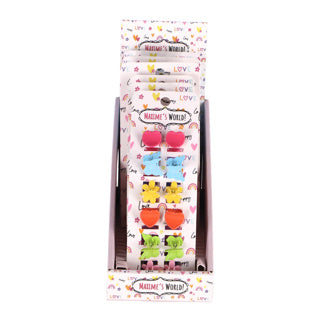 Happy love haarclips display 18 stuks