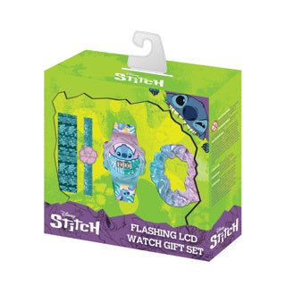 Accutime stitch-cadeauset met horloge en armband - 4dlg.