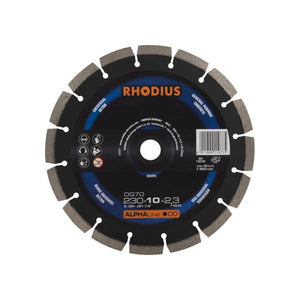 Rhodius ld50 diamant zaagblad 230x7x2.4 mm