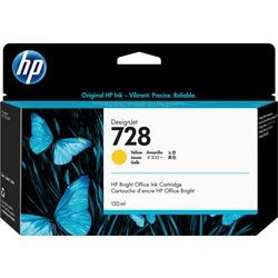 Inktcartridge hp 728 130-ml geel