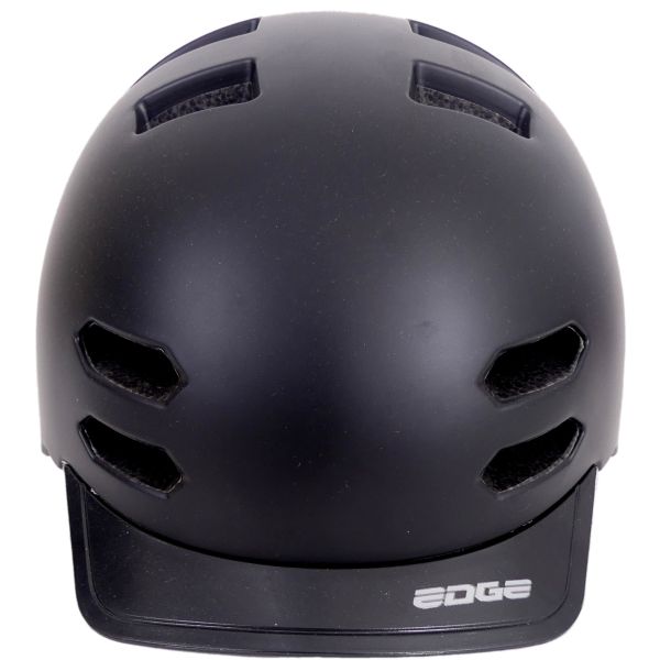 Load image into Gallery viewer, Edge fietshelm urban e-bike pedelec medium (54-58cm) - zwart - nta 8776 keurmerk (bromfiets speed pedelec)
