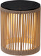 Lucide pingi - oplaadbare vloerlamp binnen buiten - accu batterij - ø 33,5 cm - led 3 stepdim - 1x3w 3000k - ip44 - taupe - japandi