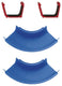 Aquaplay big - - gebogen secties - set van 2 - uitbreiding - waterbaanaccessoires