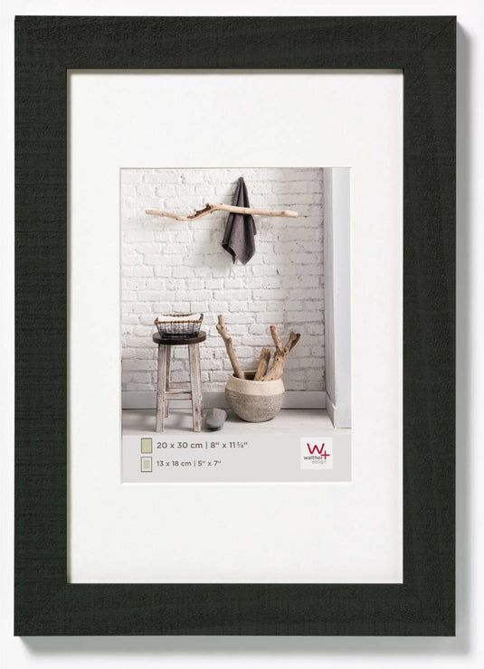 Walther home - houten lijst - fotoformaat 30x45 cm - zwart