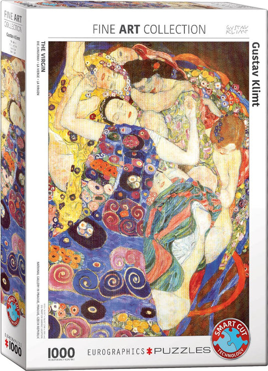 Eurographics - de maagd [die jungfrau] - gustav klimt - 1000 stukjes 48×68cm (b×h) - fine art legpuzzel