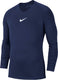 Nike park dry first layer longsleeve thermoshirt - maat xl - mannen - navy wit