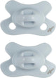 Difrax fopspeen natural - newborn - blauw lichtblauw - 2 stuks