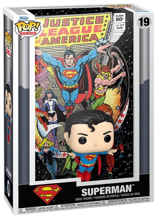 Funko pop comic cover: superman pop