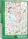 Eurographics - de boom des levens [the tree of life] - evolutiediagram - 1000 stukjes 48×68cm (b×h) - legpuzzel