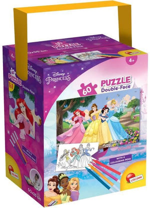 Lisciani giochi puzzle mini w tubie 60 elementów księżniczki - mini-puzzel in een koker met 60 stukjes prinsessen