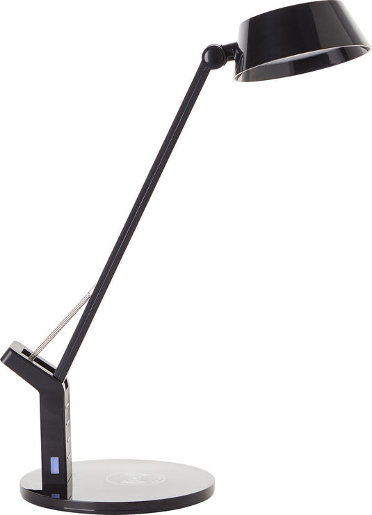 Brilliant kaila - bureaulamp - led 8w geïntegreerd - draadloos oplaadstation - kleurkeuze 3000-6000k - zwart