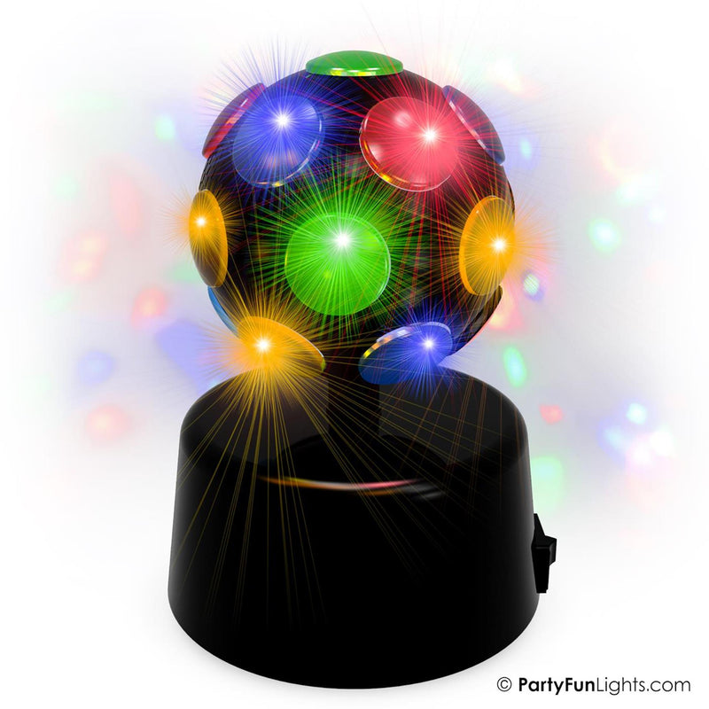 Afbeelding laden in galerijviewer, Partyfun lights partyfunlights - discolamp - multi-color party light - werkt op batterijen - werkt op usb - roterend

