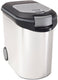 Curver voedselcontainer hond of kat - 35l - 12kg - 28x49x42,5cm - metallic