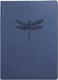 Eccolo notitieboek - essential blue dragonfly - lijn - ca.13x18cm - ec-d303l