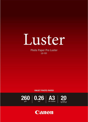 Canon photo paper pro luster lu-101