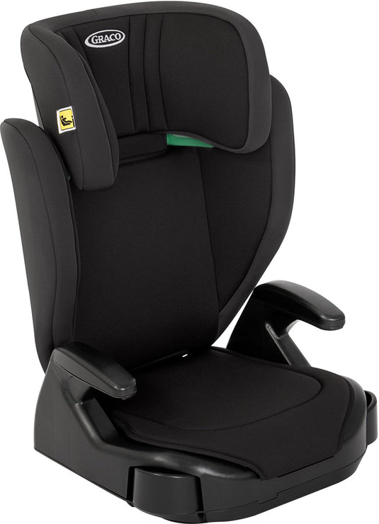 Graco junior maxi i-size r129 autostoeltje - midnight - zitverhoger met rugleuning - van 100 tot 150 cm (ca. 3,5 tot 12 jaar)