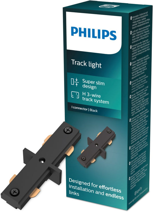 Philips led philips easylink - connector - i-vormige connector - zwart - railverlichting