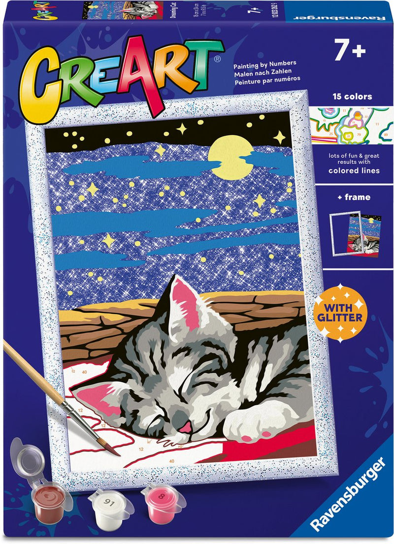 Load image into Gallery viewer, Ravensburger – creart: dreaming cats – schilderen op nummer
