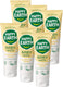 Happy earth bundel voedende crème baby kids - 100% natuurlijk - microplasticvrij - 0% sls sles - babyverzorging – geschikt voor pasgeborenen en de droge babyhuid – 6 x 75ml - voordeelverpakking