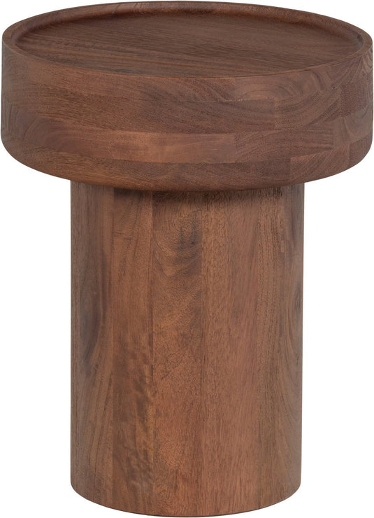 Woood dara bijzettafel - mangohout - bruin - 50x40x40