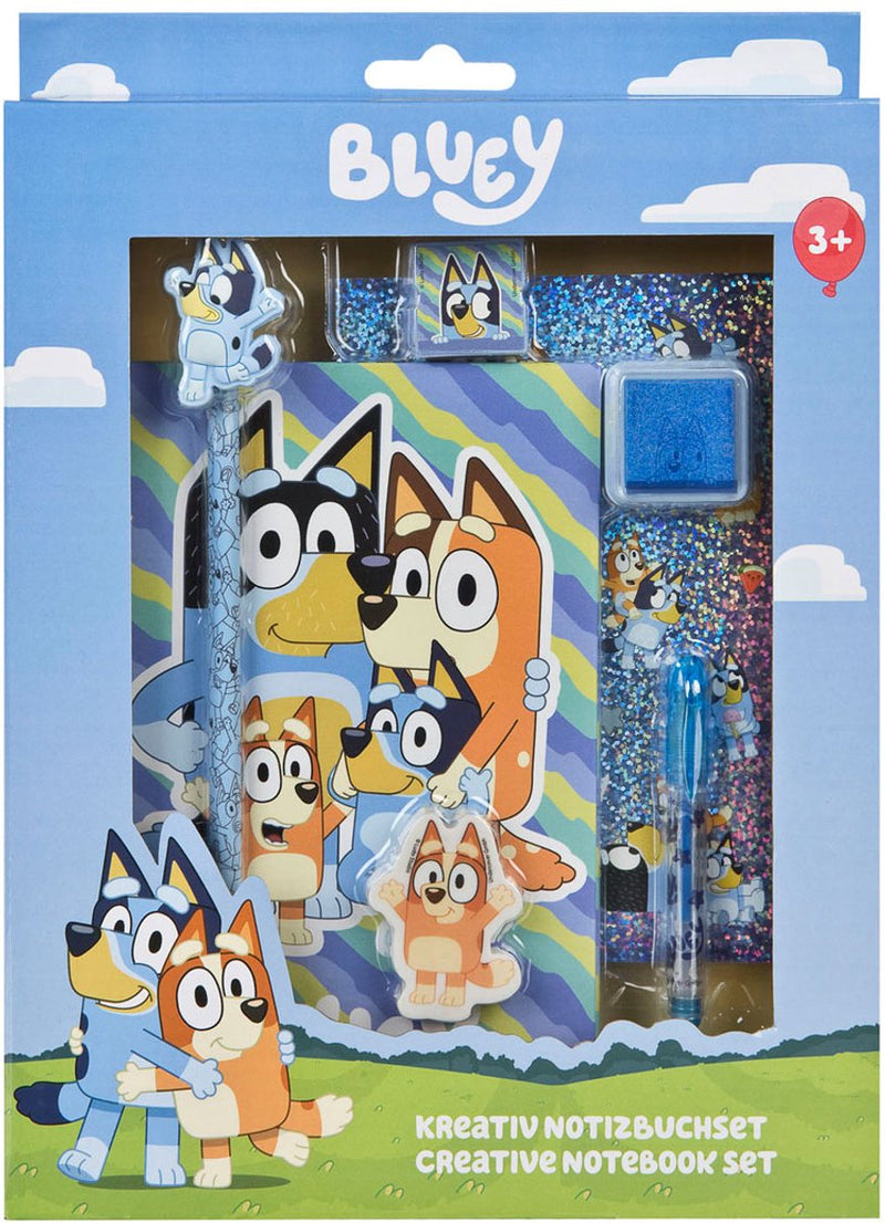 Load image into Gallery viewer, Undercover bluey notitieblok set - schrijf- en knutselaccessoires.
