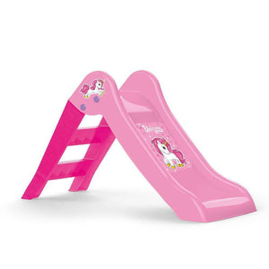 Dolu glijbaan 70x111x47cm unicorn roze