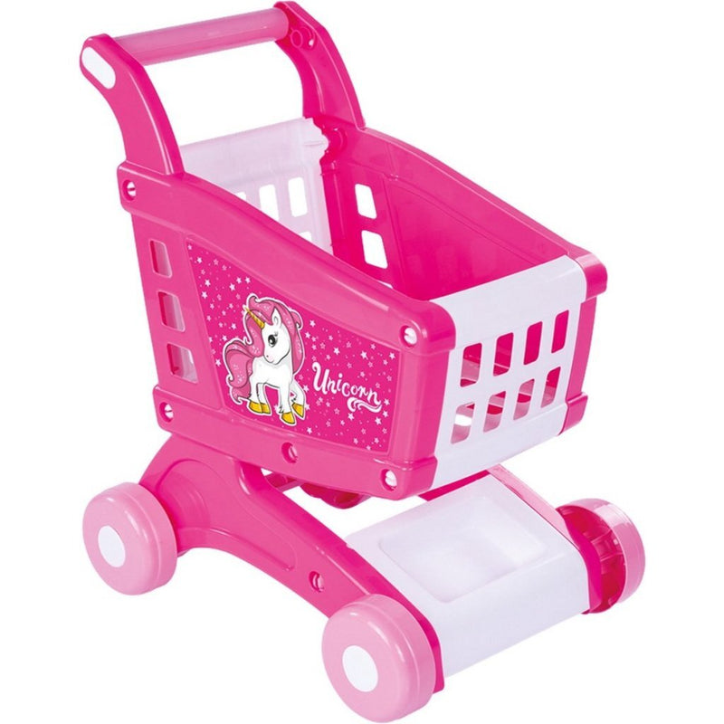 Load image into Gallery viewer, Dolu eenhoorn winkelwagen roze
