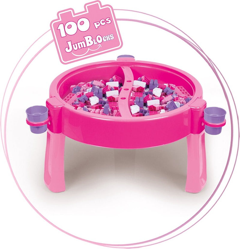 Load image into Gallery viewer, Dolu unicorn activiteiten tafel inclusief 100 blokken
