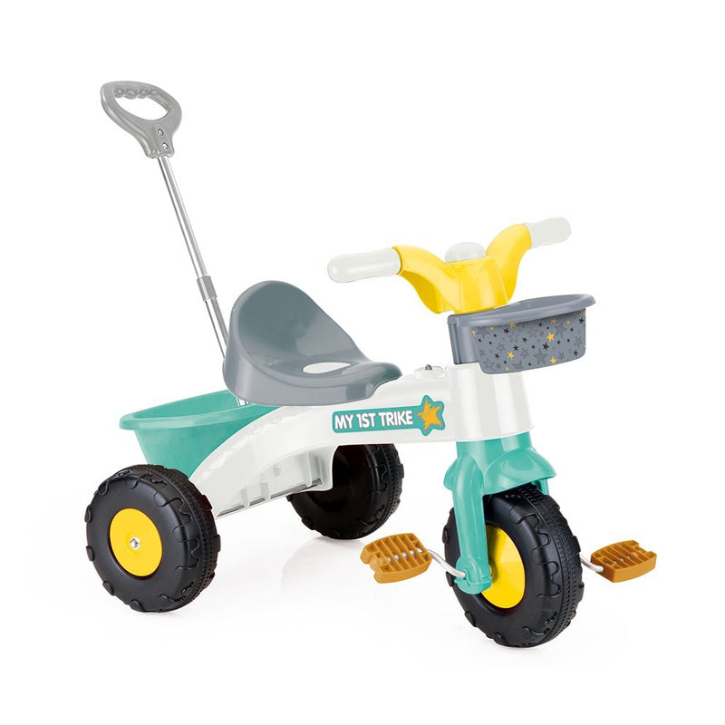 Load image into Gallery viewer, Dolu driewieler 70x47x70 cm groen geel wit grijs
