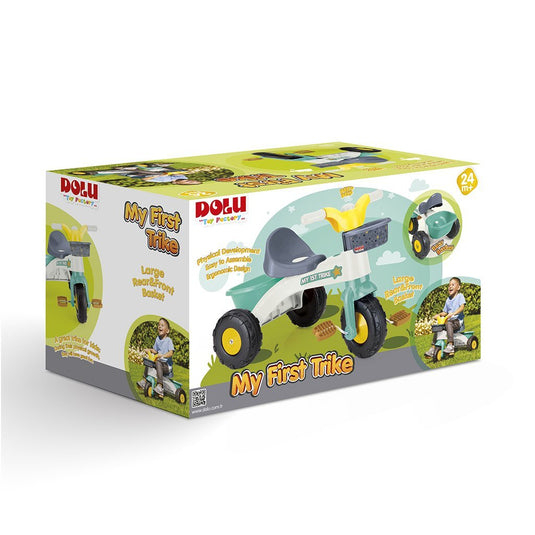 Dolu driewieler 70x47x70 cm groen geel wit grijs