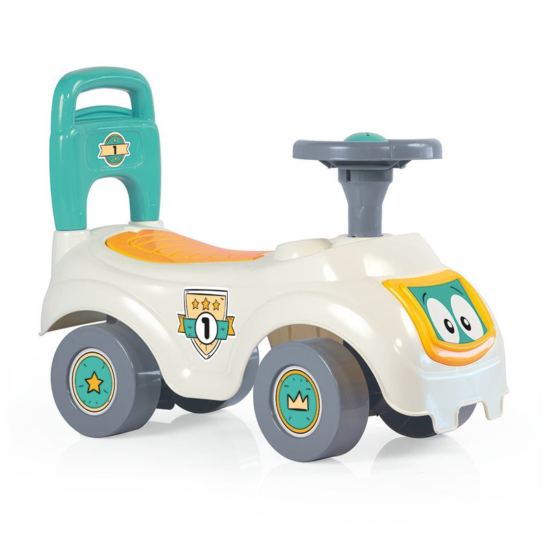 Load image into Gallery viewer, Dolu sit 'n ride turquoise geel loopauto
