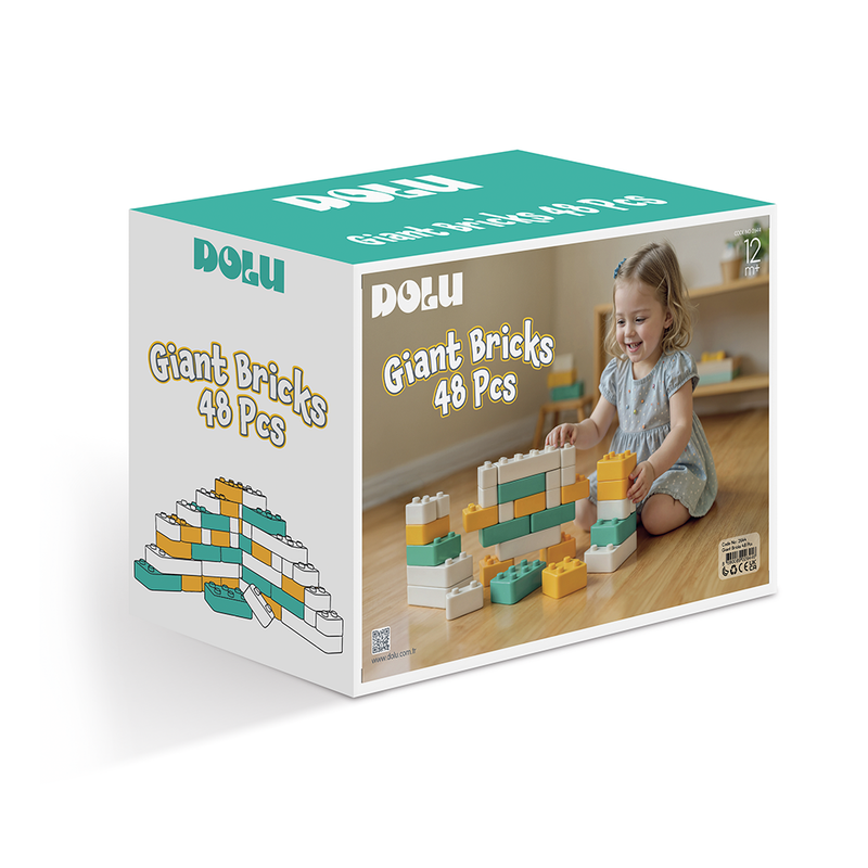 Afbeelding laden in galerijviewer, Dolu giant blocks 48 stuks
