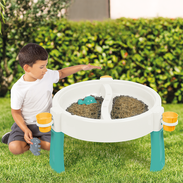 Dolu 2-in-1 watertafel zandtafel waterbaan buiten binnen