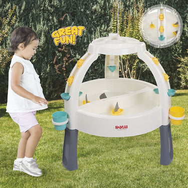 Dolu 2674 fountain zand wtertafel met accesoires wit grijs