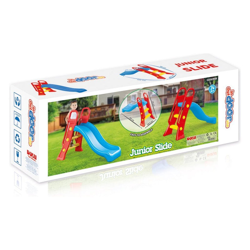 Load image into Gallery viewer, Dolu junior glijbaan 60.5x135x90cm blauw rood
