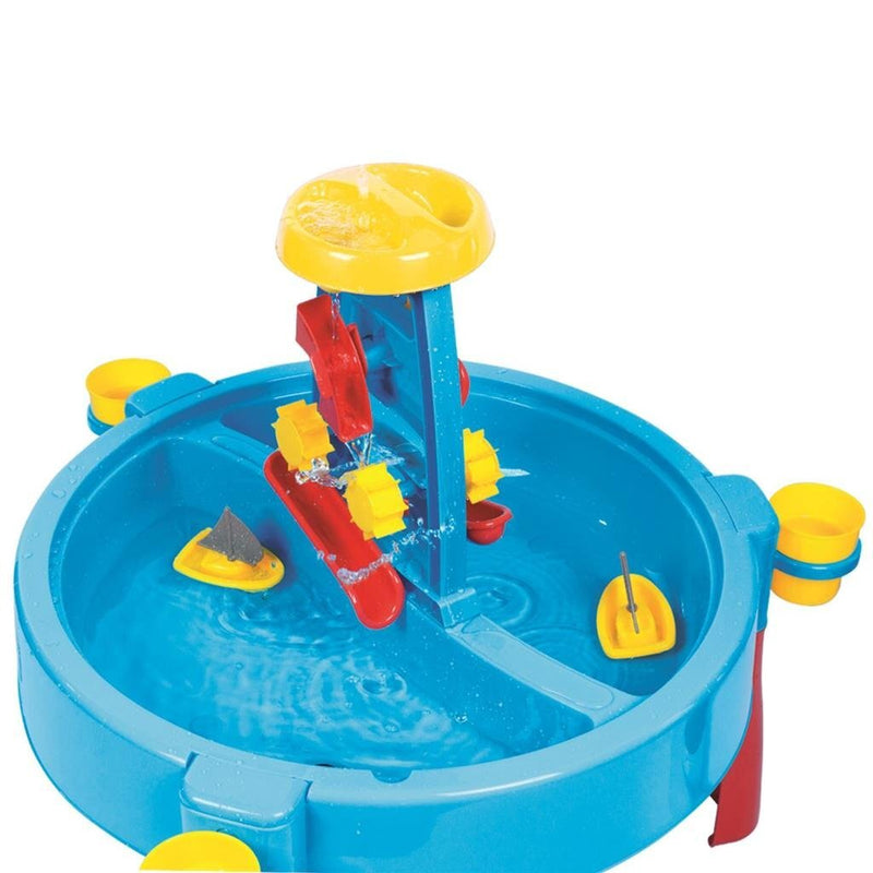 Load image into Gallery viewer, Dolu 2-in-1 watertafel zandtafel met accessoires blauw rood geel 98x98x77cm
