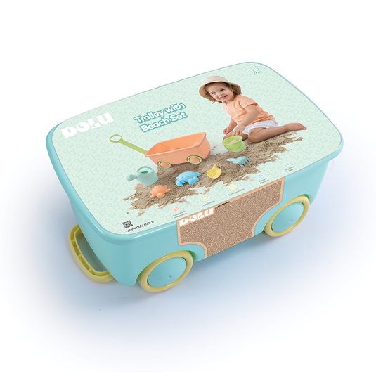 Dolu strand speelset met karretje