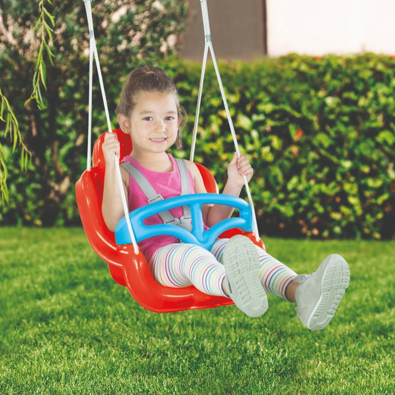 Load image into Gallery viewer, Dolu schommelstoel rood blauw
