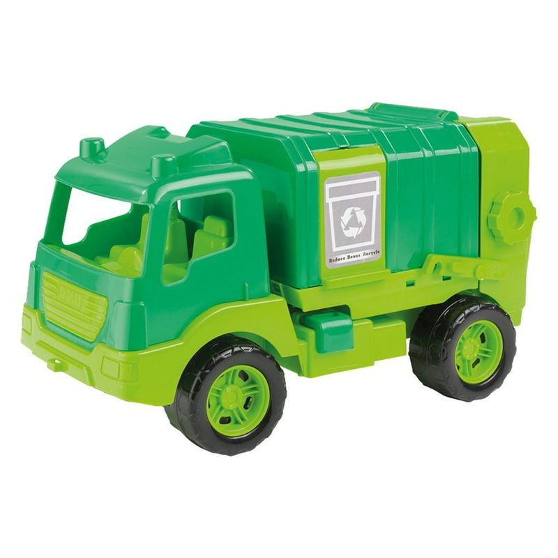 Load image into Gallery viewer, Dolu vuilniswagen 43 cm groen
