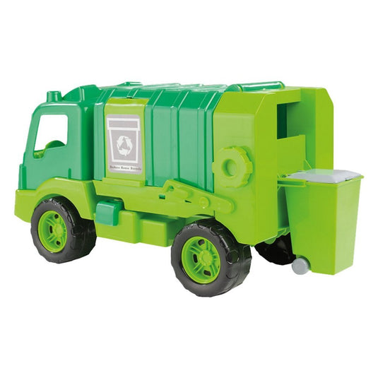 Dolu vuilniswagen 43 cm groen