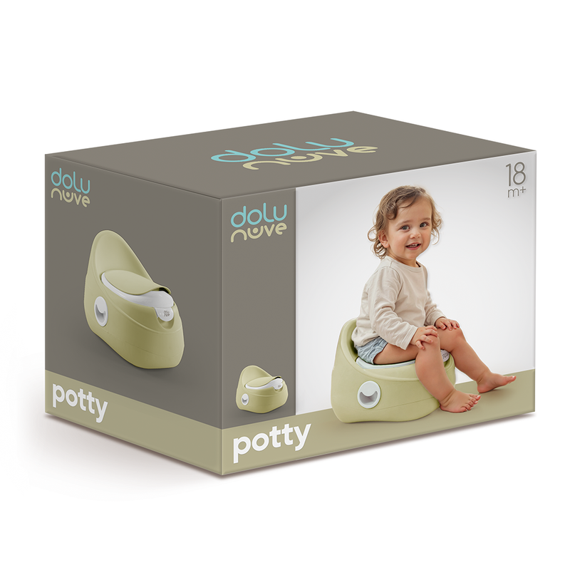 Afbeelding laden in galerijviewer, Dolu my size potty relax groen kindertoilet
