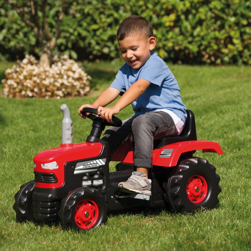 Load image into Gallery viewer, Dolu traptractor met claxon rood zwart
