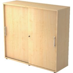Bach schuifdeurkast hammerer 1753s re melamine 120x40x110cm esdoorn
