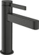 Hansgrohe finoris - wastafelmengkraan - ééngreeps bediening - coolstart energiebesparend - met trekwaste - 110mm - brushed black chrome