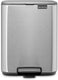 Brabantia bo pedaalemmer - 7 liter - badkamer - matt steel fingerprint proof
