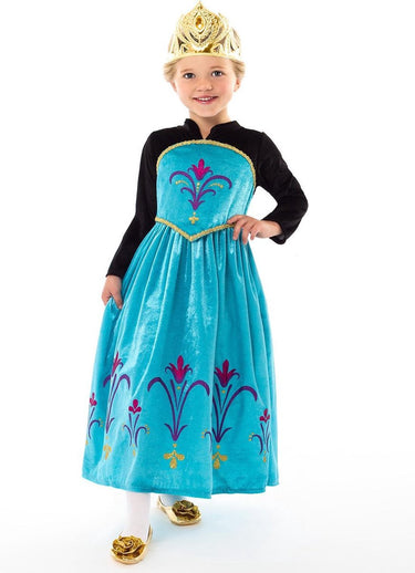 Little adventures - frozen elsa jurk kroningsdag - maat 116 128