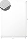 Kangaro foamboard - 70 x 100 cm - 5mm - wit - doos van 10 stuks