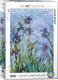 Eurographics - irissen (detail) [irises (detail)] - claude monet - 1000 stukjes 48×68cm (b×h) - fine art legpuzzel