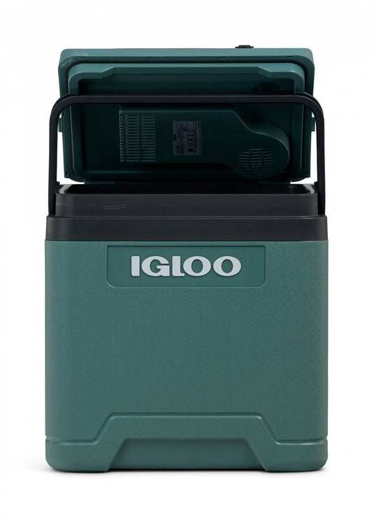 Igloo ie24 koelbox - 24l - ac- en dc-aansluitingen - 20°c onder de omgevingstemperatuur - eco - groen