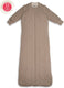 Lodger hopper - 4 seizoenen slaapzak baby - bruin - 0.3-3.5 tog - past in autostoel - 6m-3j